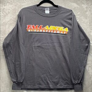 NASCAR | MEDIUM UNISEX LONG SLEEVE #63  RACECAR | GREY TALLADEGA SUPER SPEEDWAY